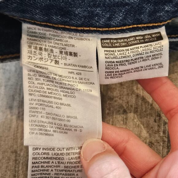 Levi’s Wedgie Jeans Women’s 28 High Rise Straight Leg Medium Wash Denim Y2K - Picture 9 of 12